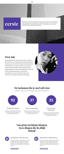 Nieuwe Creatieve Studio - HTML-Websitesjabloon