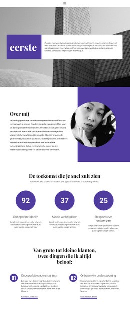 Nieuwe Creatieve Studio - Gratis Sjabloon Van Één Pagina