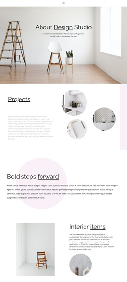 Interesting Interior Solutions One Page Theme Wordpress