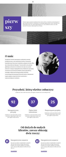 Nowe Studio Kreatywne - Szablon Osobistej Witryny Internetowej