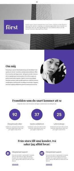 Ny Kreativ Studio - HTML-Webbplatsmall