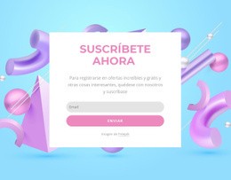 El Creador De Sitios Web Más Creativo Para Suscríbete Ahora Formulario