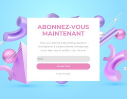 Formulaire D'Inscription Maintenant - Conception De Sites Web Gratuite