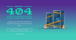 Bloc 404 Non Trouvé - Créateur De Sites Web Gratuit
