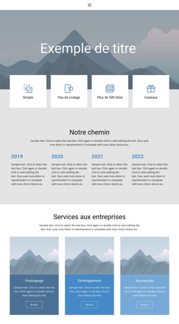 Accueil 6 - Modèle Gratuit
