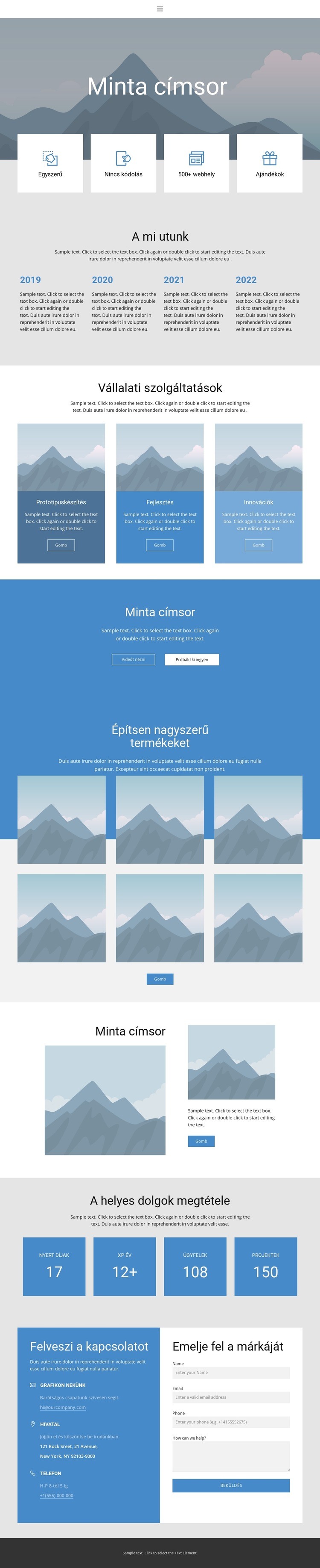 Otthon 6 HTML Sablon