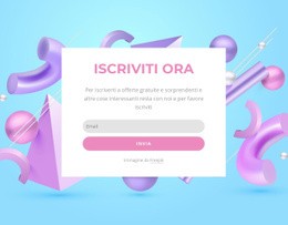 Iscriviti Ora Modulo - Progettazione Gratuita Di Siti Web