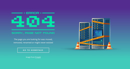 404 Not Found Block Website Creator