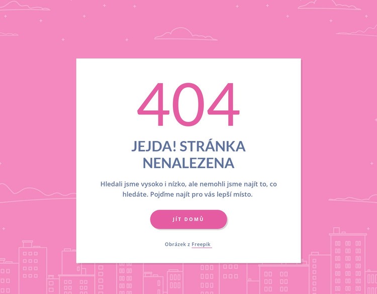 Zpráva o 404 stránkách ve skupině Téma WordPress