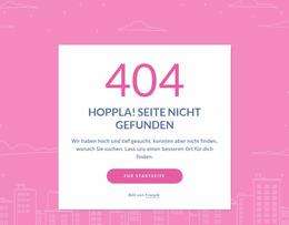 Fantastische Joomla-Vorlage Für 404-Seitennachricht In Gruppe