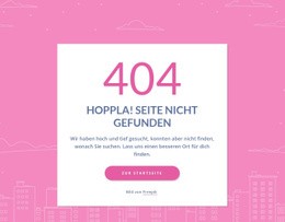 404-Seitennachricht In Gruppe - Vorlagen Website-Design