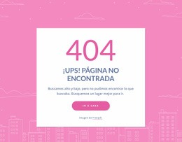 Mensaje De 404 Páginas En Grupo - Diseño De Sitios Web Profesionales