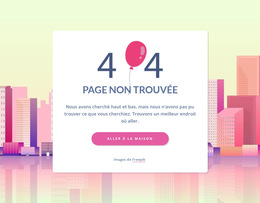 Modèle De Pages 404 : Modèle De Site Web Simple