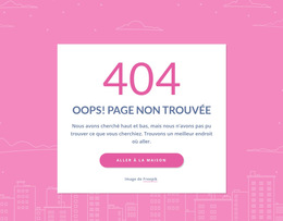 Un Code Épuré Époustouflant Pour Message De 404 Pages Dans Le Groupe