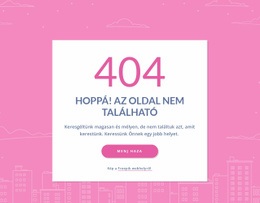 404 Oldalas Üzenet A Csoportban – Modern Websablon