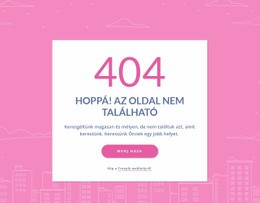 404 Oldalas Üzenet A Csoportban - Professzionális Webhelytervezés