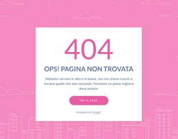 Modello HTML5 Premium Per Messaggio Di Pagina 404 Nel Gruppo