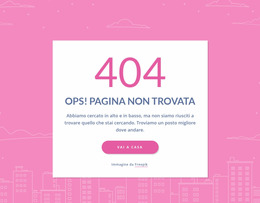 Fantastico Modello Joomla Per Messaggio Di Pagina 404 Nel Gruppo