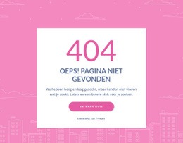 404 Pagina Bericht In Groep - Sjablonen Website-Ontwerp