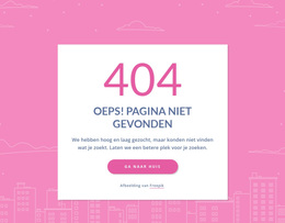 404 Pagina Bericht In Groep - Klaar Voor Gebruik WordPress-Thema
