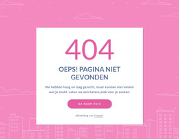 Verbluffende Schone Code Voor 404 Pagina Bericht In Groep