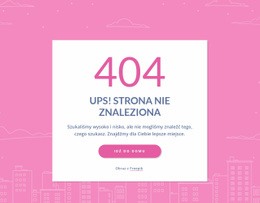 404 Strona Wiadomość W Grupie