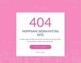 Fantastisk Ren Kod För 404 Sidars Meddelande I Grupp