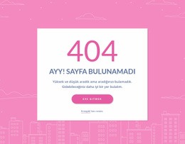 Grupta 404 Sayfalık Mesaj - Profesyonel Web Sitesi Tasarımı