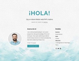 Soy Desarrollador Php Plantilla CSS Gratuita