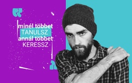 Minél Többet Tanul - HTML Weboldal Sablon