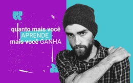 Quanto Mais Você Aprende - Modelo De Página Da Web HTML