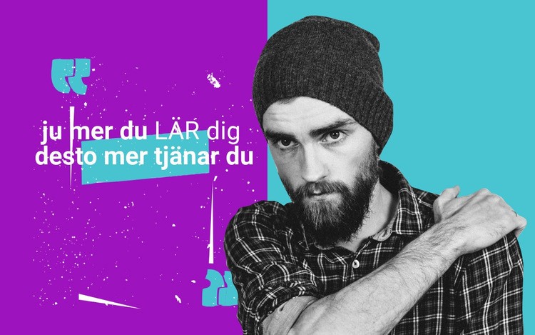 Ju mer du lär dig Hemsidedesign