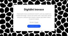 Návrh Stránky HTML Pro Digitální Inovace