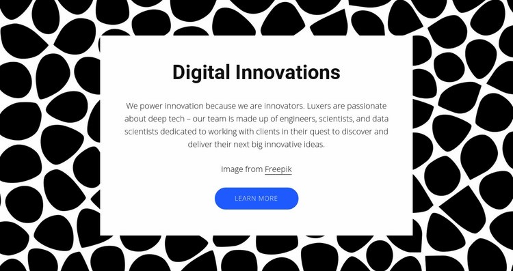 Digital innovations Elementor Template Alternative