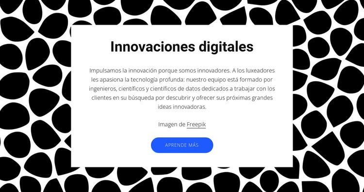 Innovaciones digitales Plantilla HTML