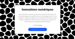 Conception De Pages HTML Pour Innovations Numériques