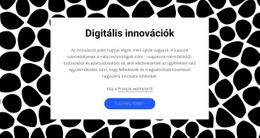 HTML Oldal Tervezés A Következőhöz: Digitális Újítások