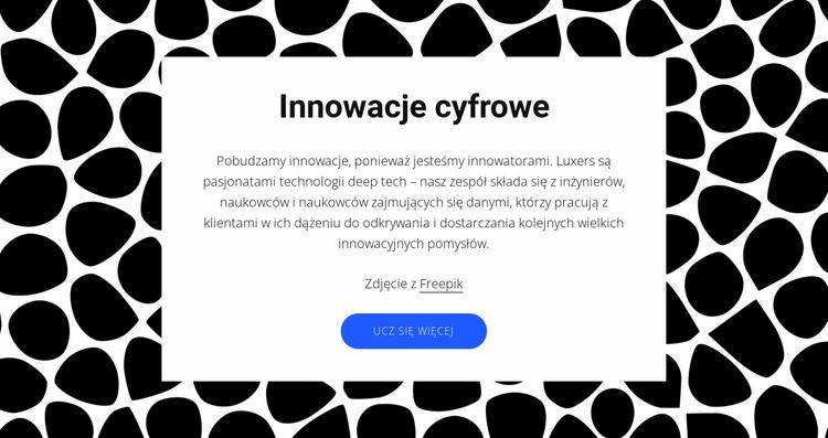 Innowacje cyfrowe Szablony do tworzenia witryn internetowych