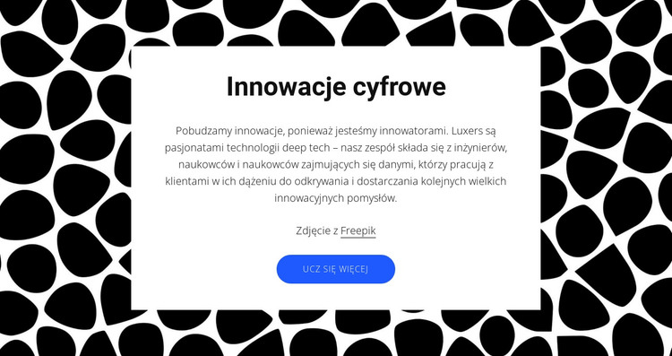 Innowacje cyfrowe Szablon HTML