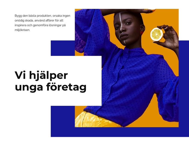 Vår strategi HTML-mall