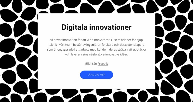 Digitala innovationer HTML-mall