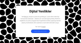 Dijital Yenilikler Için Kullanıma Hazır Site Tasarımı