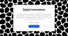Ready To Use Site Design For Digital Innovations