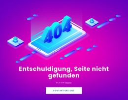 Exklusive Landingpage Für Seite Nicht Gefunden
