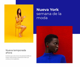 Semana De La Moda De Nueva York - Plantilla Joomla Moderna