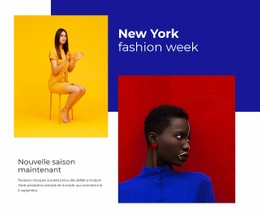 Semaine De La Mode De New York – Outil De Création De Sites Web Facile À Utiliser