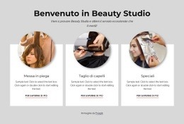 Benvenuti Allo Studio Di Bellezza - Miglior Design Del Sito Web