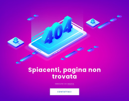 Pagina Non Trovata - Tema WooCommerce Multiuso