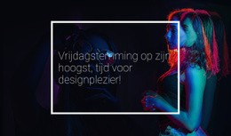Ontwerp Festival Eenvoudige Html-Sjabloon Met CSS