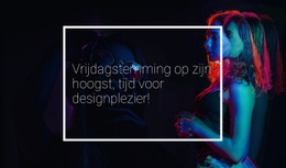 Multifunctioneel Websiteontwerp Voor Ontwerp Festival